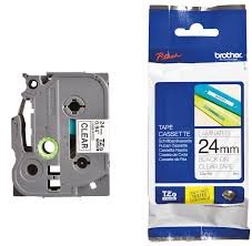 Brother TZe-151 24mm Black On Clear P-touch Tape