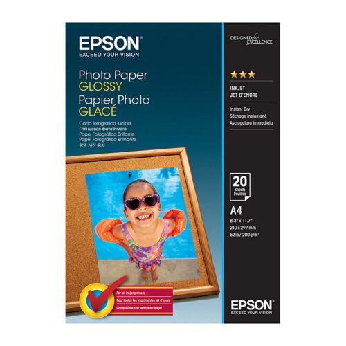 Epson Premium Glossy Photo Paper - 20 Sheets C13S041287