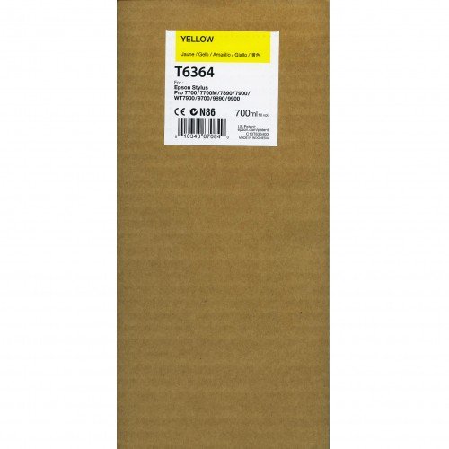 Epson T6364 High Capacity Yellow Ink Cartridge - (C13T636400)