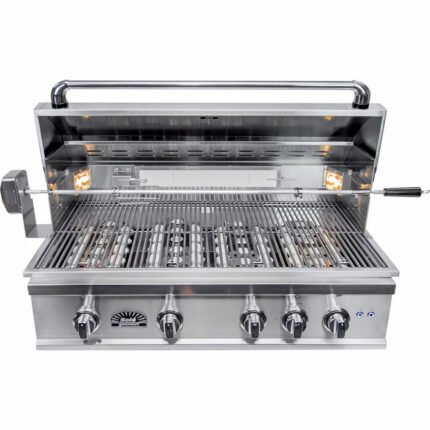 Mojave 4-Burner Glass Hood Drop-In Gas Bbq GSS4BIT