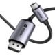 UGREEN USB C to DisplayPort 1.4 Cable 8K@60Hz 4K@240Hz Thunderbolt 4/3 to DisplayPort Cord USB C to DP 1.4 32.4Gbps Braided Compatible iPhone 15, MacBook Pro/Air, iPad, Mac Mini, Galaxy, XPS 17, 3.3FT