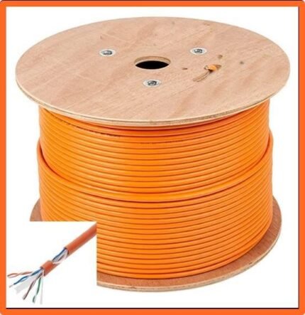 Cat6e UTP Pure Copper Ethernet Cable 305M (Orange)